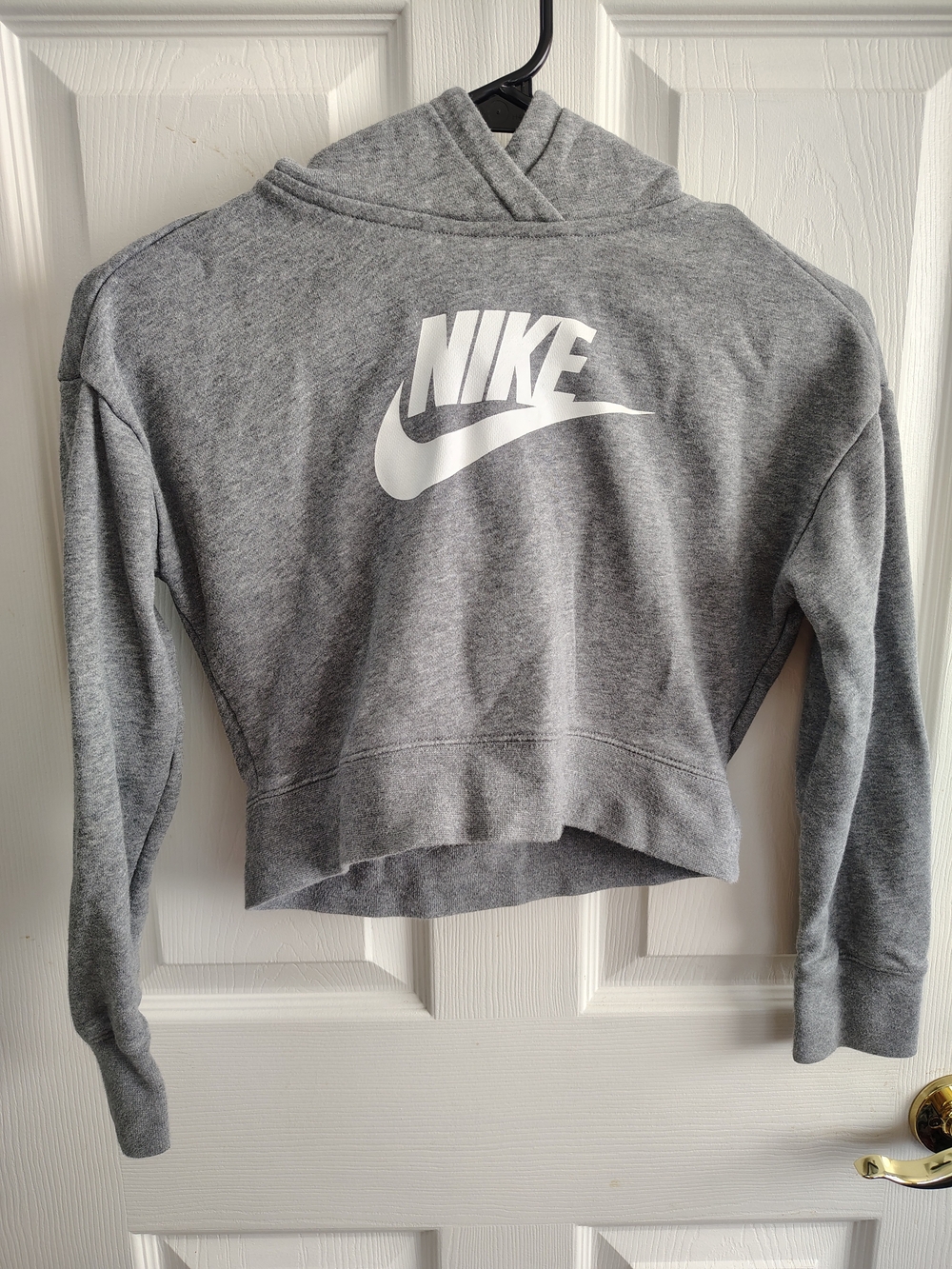 Nike Kids Grey Hoodie with Logo